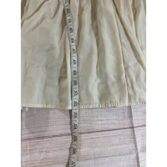 Listiele Women's Beige Bohemian Gypsy Puff Sleeve Maxi Dress - Medium - Picture 7 of 15